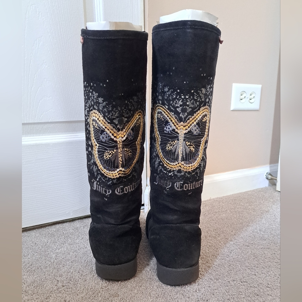 Vintage Juicy Couture Angelica Butterfly Boots